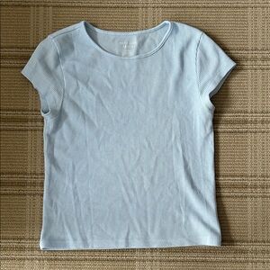 American Eagle Outfitters Light Blue Short Sleeve Tee